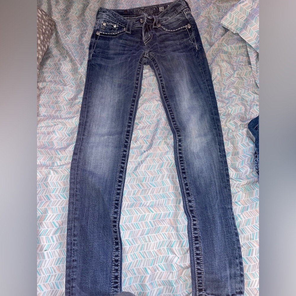 size 25 Miss Me jeans like new!